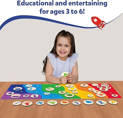 Miniatura 4 de Skillmatics Actividad magnética a juego El arco iris del alfabeto, juguete de aprendizaje preescolar y juego para niños, más de 35 piezas