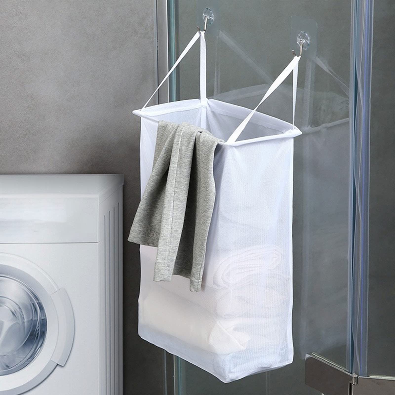 Clothes Hampers for Laundry Foldable Laundry Basket with Breathable Mesh and Reinforced Handles Collapsible Laundry Baskets for College