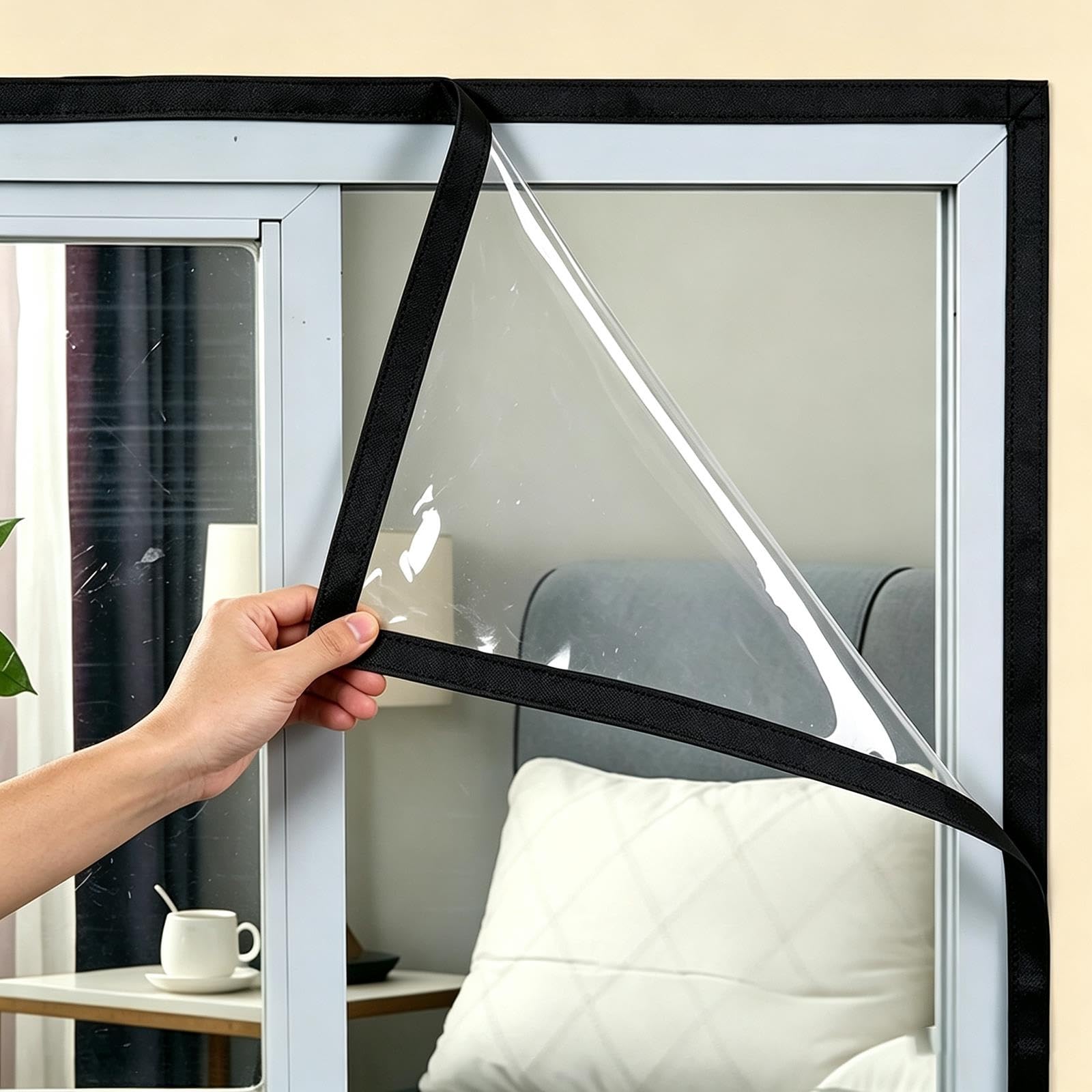 Window Insulation Kit, Transparent Thermal Window Cover