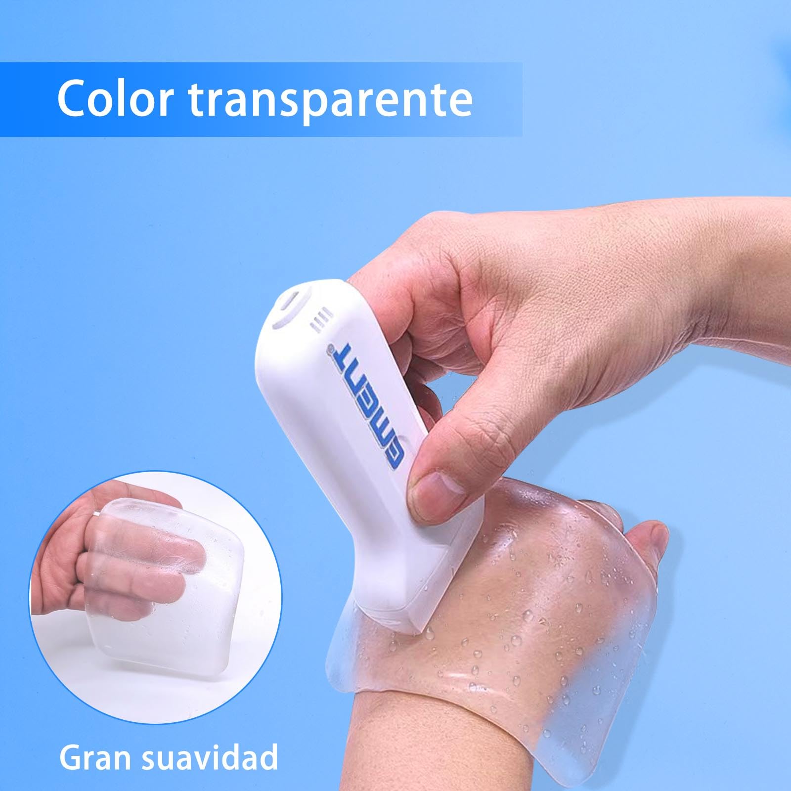 Almohadilla de gel de acoplamiento de ultrasonido sólida, almohadilla de gel de uso médico conductora para imágenes por ultrasonido, almohadilla de acoplamiento sólida reutilizable y de alta calidad