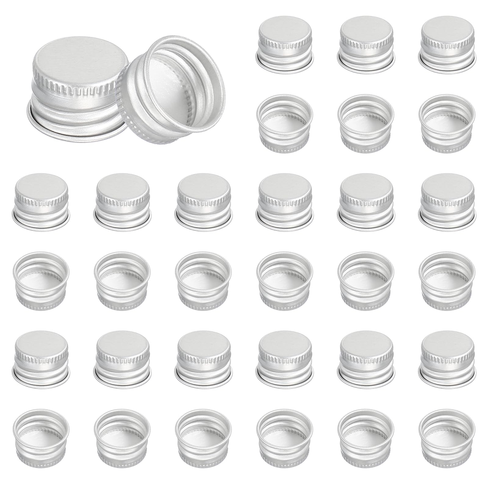 PATIKIL 31mm Aluminum Metal Round Mason Jar Screw Lids 54 Pcs Silver Tone — Amazon image 20