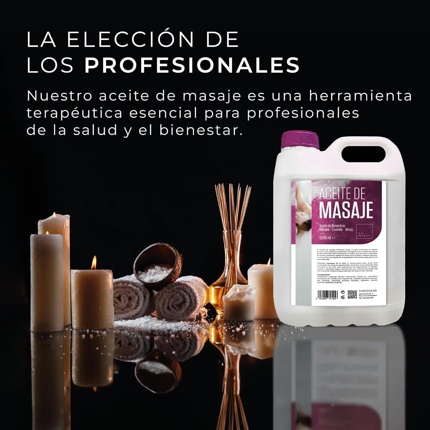 Pack 4 Rollos de Papel Camilla Parafinado Sin Precorte Blanco + 1 litro Aceite de Masaje
