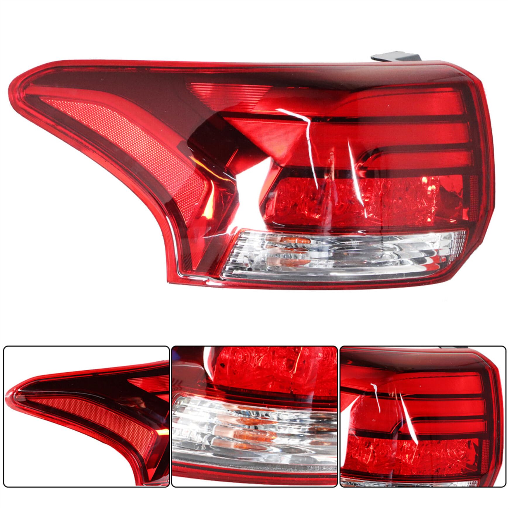 Silscvtt Driver Side Outer LED Tail Light Assembly Replacement for 
