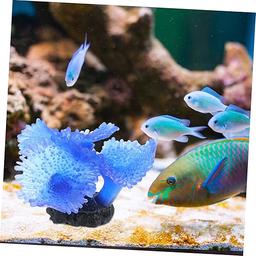 Miniatura 2 de Luxshiny Artificial hydroponic Plants Accessories Delicate Faux Plants sea Urchin Aquarium Decorations Decorate Aquarium Accessory Coral Doll Fish