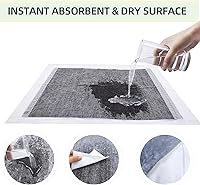 Vista 5 de kathson Almohadillas para orina de conejo, pañales desechables para conejos, almohadillas de entrenamiento de inodoro súper absorbentes