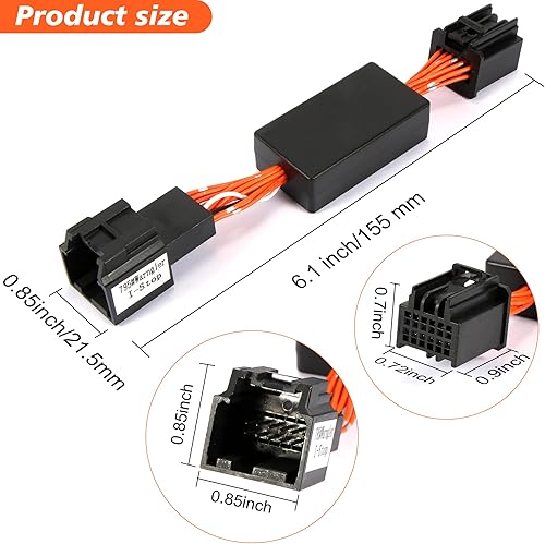 Miniatura 6 de VOFONO Eliminador de parada de arranque automático compatible con Jeep Wrangler JL JLU Gladiator 2018-2023, sistema de arranque de parada del motor,