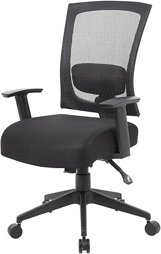 Miniatura 4 de Mesh Back Task Chair Black Ergonomic 3 Paddle Control System Adjustable Office Seating Breathable Lumbar Support Swivel Desk Chair with Pneumatic