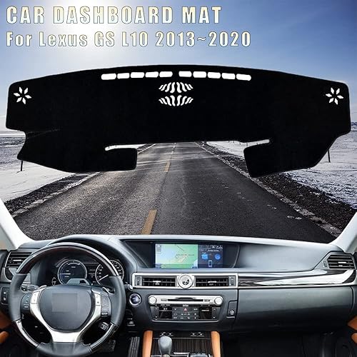 Miniatura 2 de Cubierta de franela para salpicadero, antideslizante, compatible con Lexus GS 350 250 450h L10 2013-2020