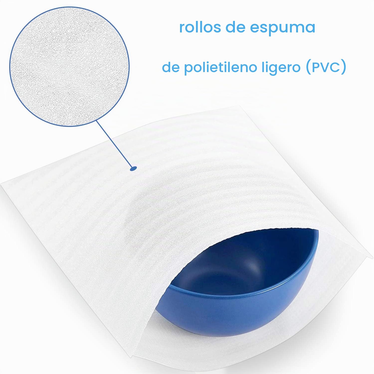 100 bolsas de espuma para mudanzas, almacenamiento, cajas de mudanza