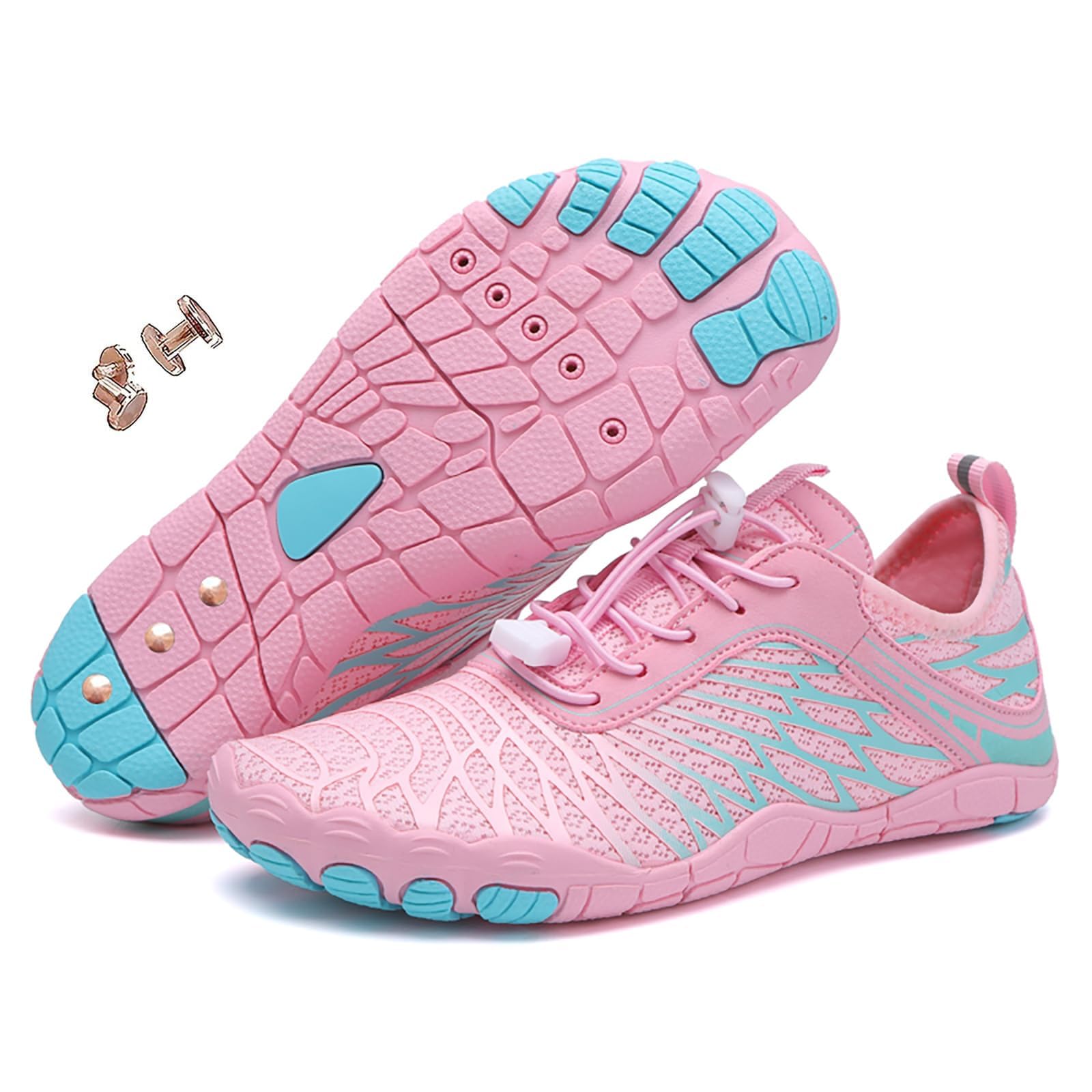 Grounding Shoes with Copper, Grounded Shoes for Women Men Grounded Barefoot Footwear Hike, Outdoor Waterproof Non-Slip