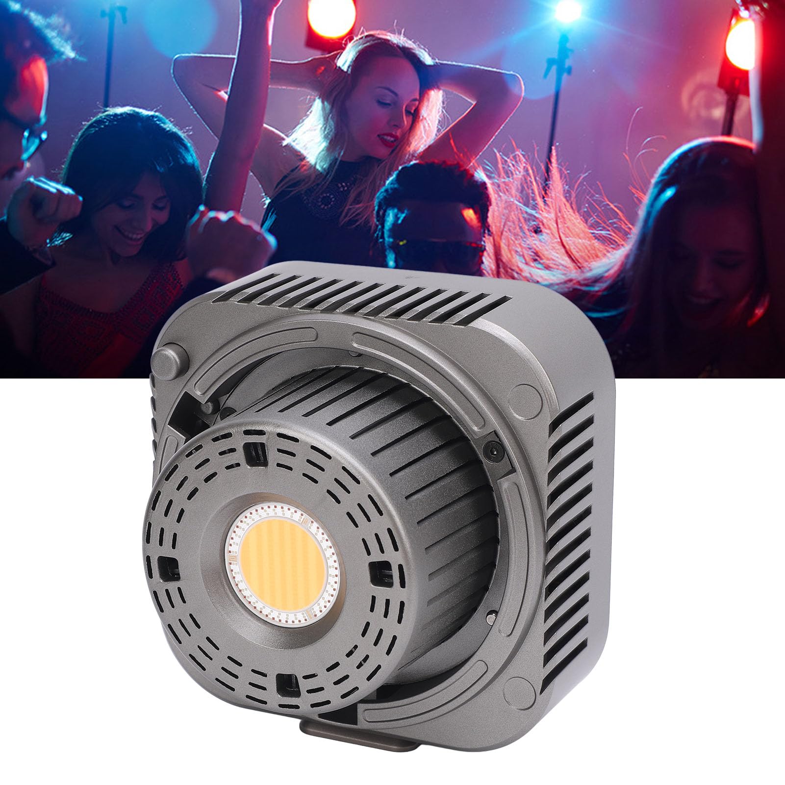 Cuifati Światło Wypełniające RGB o Mocy 100 W, Wideo LED o Wysokiej Jasności 3000–6500 K z CRI 97+, 17 Trybów FX do Fotografii Studio Wideo ślubne, Kontrola Aplikacji i Interfejs Podwójnego Zasilania