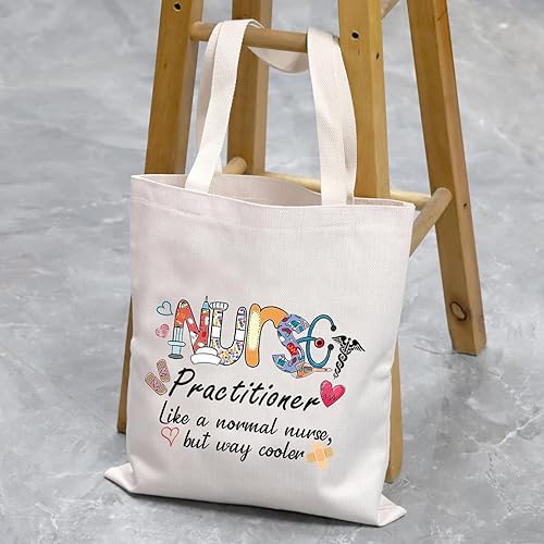 Miniatura 6 de Enfermera practicante bolsa de asas NP Enfermera Regalos para la nueva enfermera practicante como una enfermera normal, pero mucho más fresco