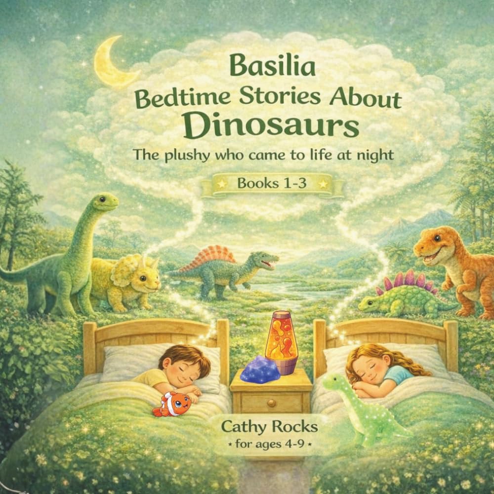Basilia - Bedtime Stories about Dinosaurs: Trilogy 1 - Books 1-3
