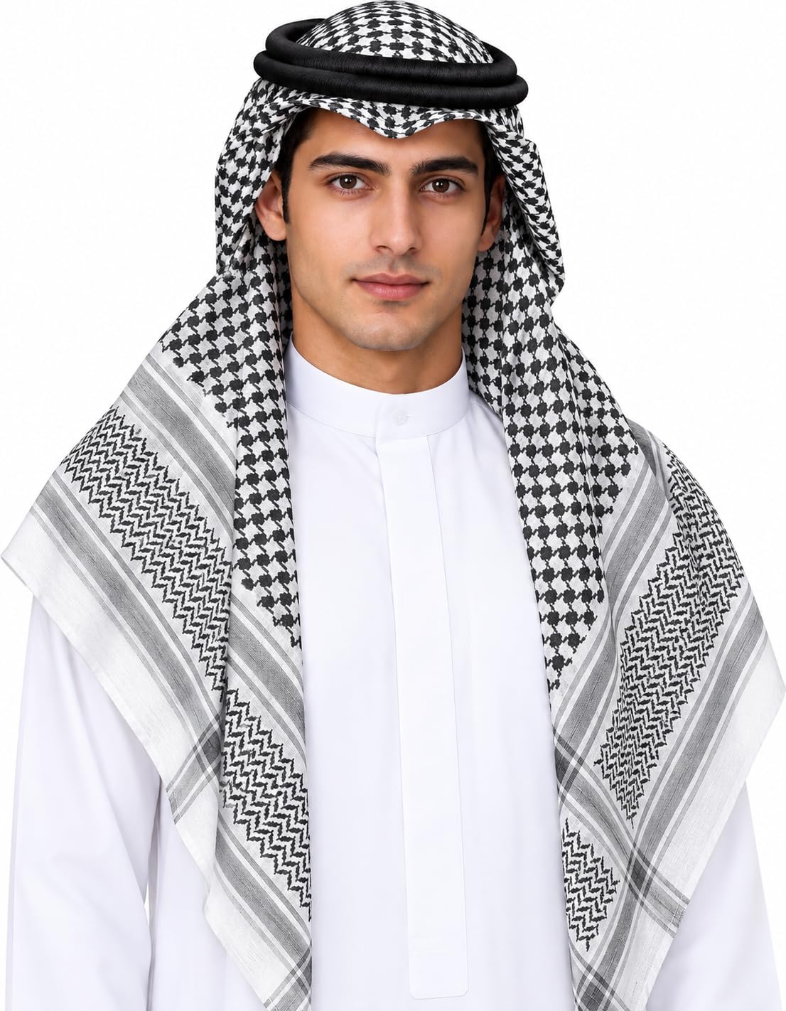 keffiyeh arabe para hombre turbante muslim palestine scarf saudi arabic agal sheik gorros costume for men