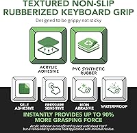 Vista 3 de Agarres de teclado para juegos, 35 calcomanías transparentes para agarre de teclado, se adaptan a todos los teclados mecánicos, teclas