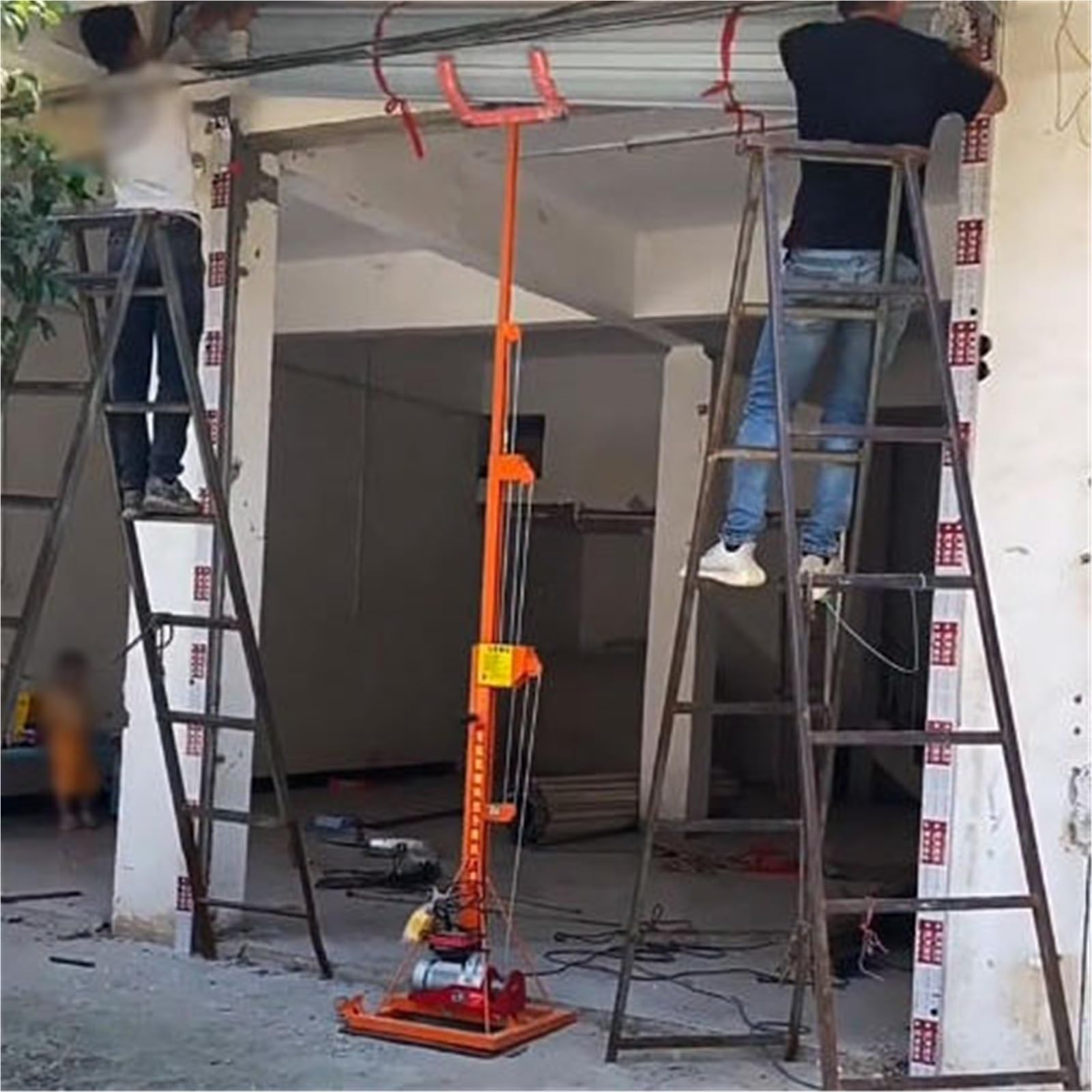 ascensor residencial Mini grúa de elevación: cabrestante aéreo con control remoto for plataforma elevadora salvaescaleras