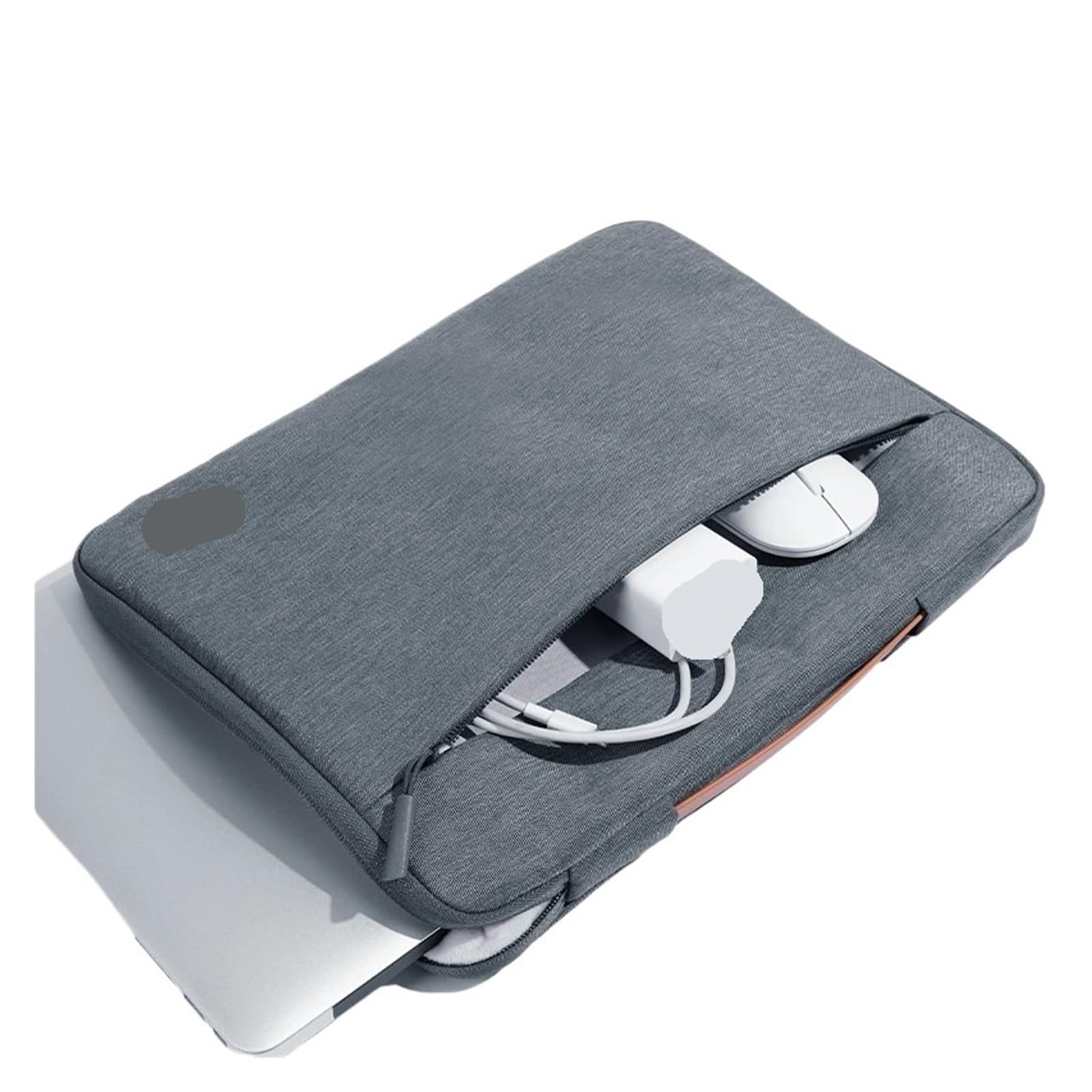 Borsa multitasche for laptop for custodia protettiva for notebook Pro M5 da 14 pollici(Light Gray,O-1pcs)
