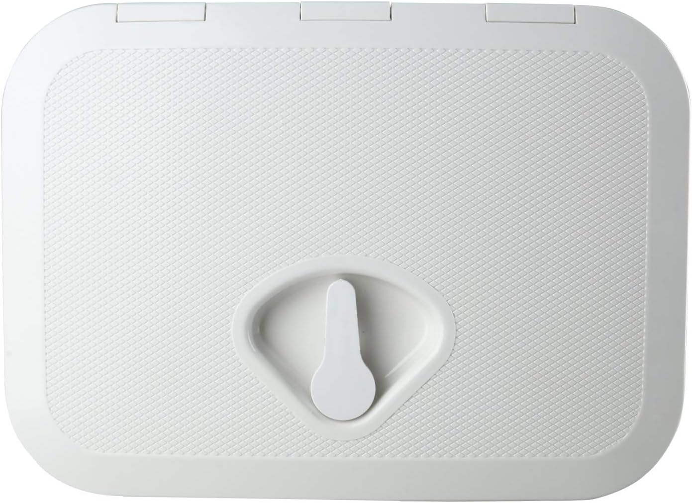 YaeMarine Marine Access Hatch Boat Deck Hatch Lid Access Hatch & Lid 10-5/8"x14-3/4 RV (270mm x 375mm) Opening Clearance:7-1/2"X 11-1/2"White