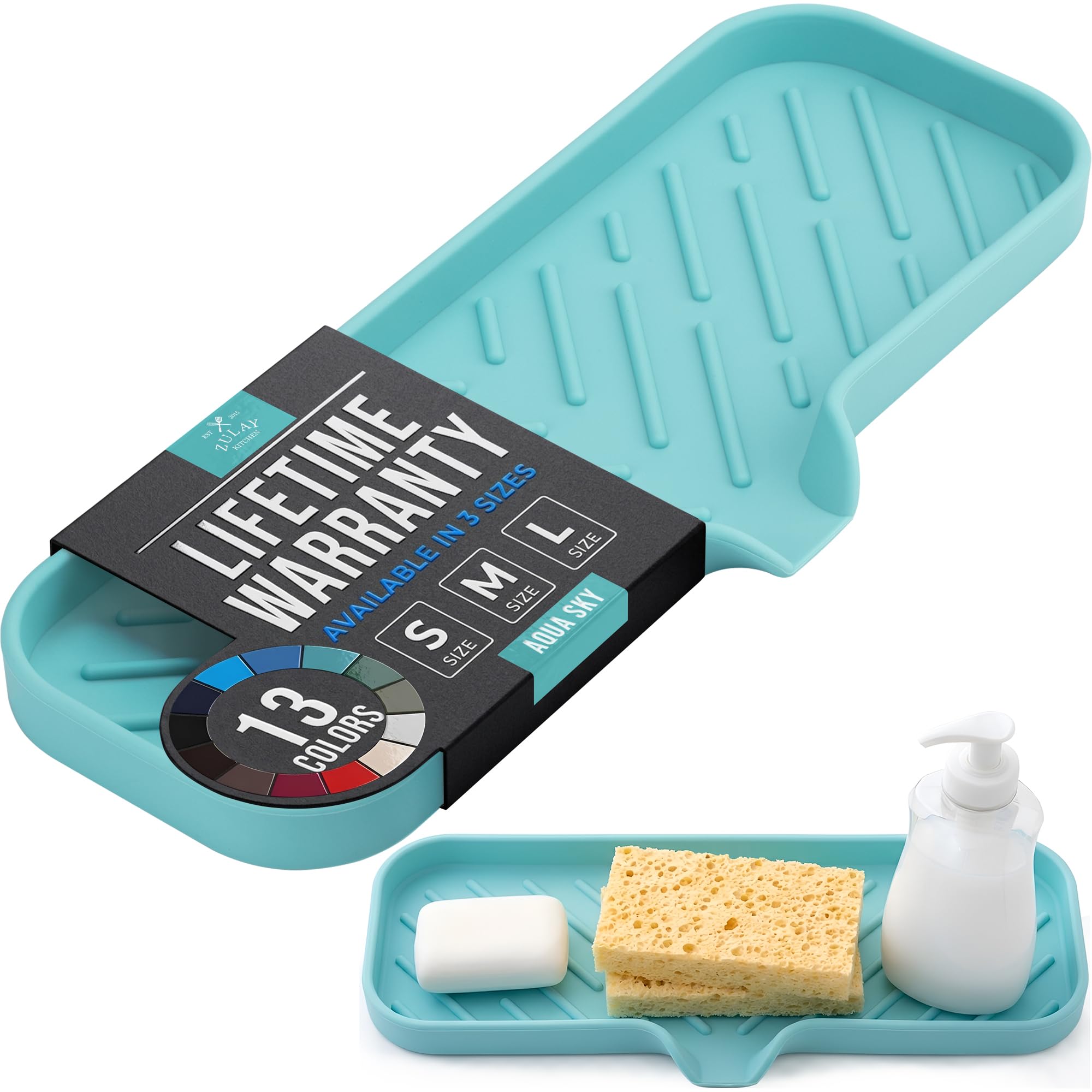 Porte-savon multifonction en silicone pour organiser la salle de bain