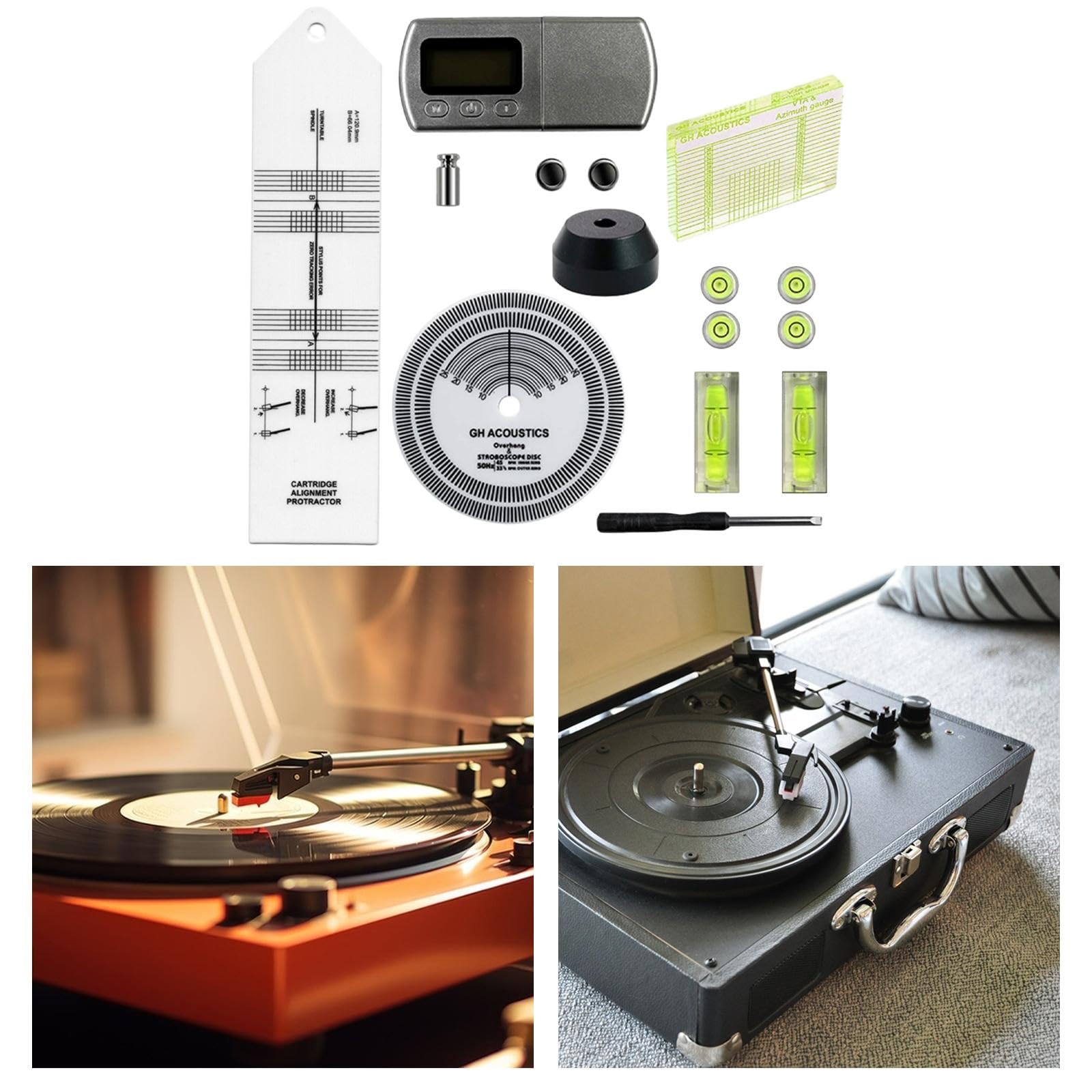 Kits de Réglage de Cellules Vinyles pour Platines Professionnelles