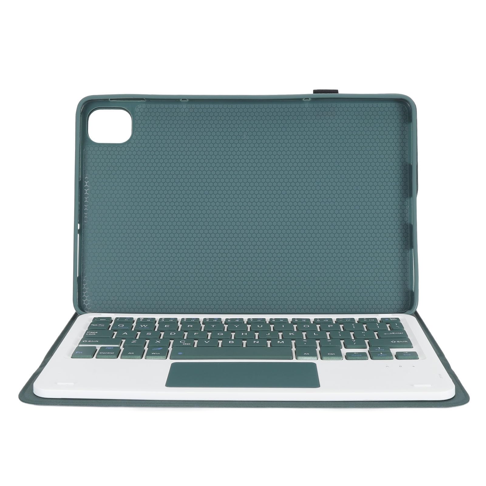 Jiawu Custodia con Tastiera Bluetooth per Pad 5 e 5 Pro da 11 Pollici, Rimovibile con Touchpad e Slot per Matita Magnetica, Custodia Protettiva Sottile e Leggera per Tablet con Copertura Completa e