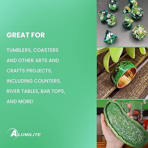 Miniatura 7 de Alumilite Tinte líquido de color rojo (1 onzas) altamente concentrado colorante o pigmentos para fundir resinas, revestimiento epoxi y uretano