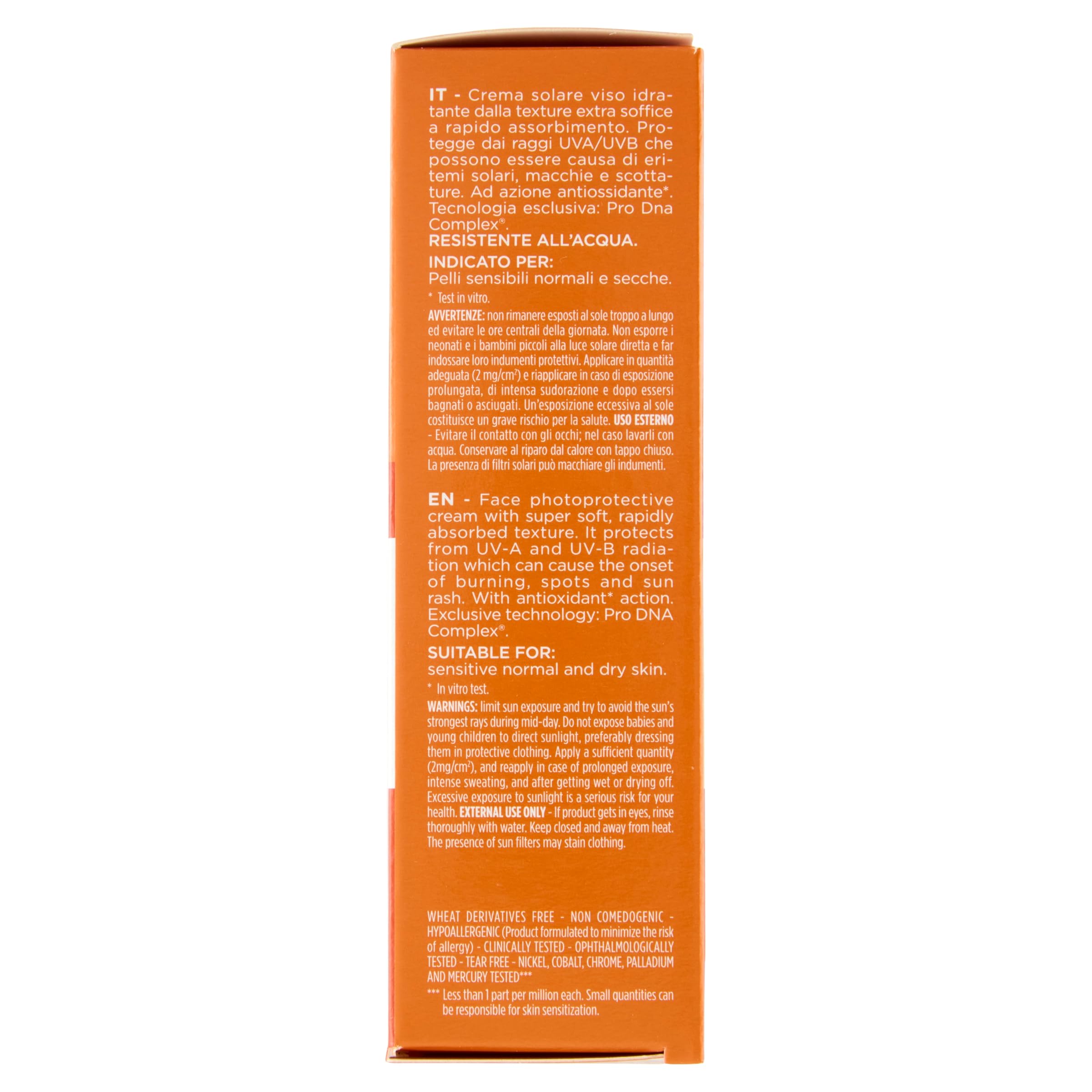 Rilastil Sun System Crema Velluta Idratante Viso, Texture Extra Soffice a Rapido Assorbimento, Pelli Sensibili, Resistente all'Acqua SPF 50+, Confezione da 50ml