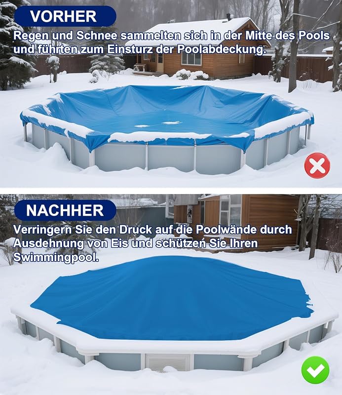 MAXVINI 122x457 cm XXXL medence párna takaróhoz, 2x5m kötéllel és javítókészlettel