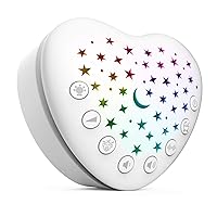 Vista 12 de BEREST Chupete para dormir recargable para bebé Oso, Latidos del corazón de mamá y nanas, Sonido de ruido blanco, Proyector de luz nocturna