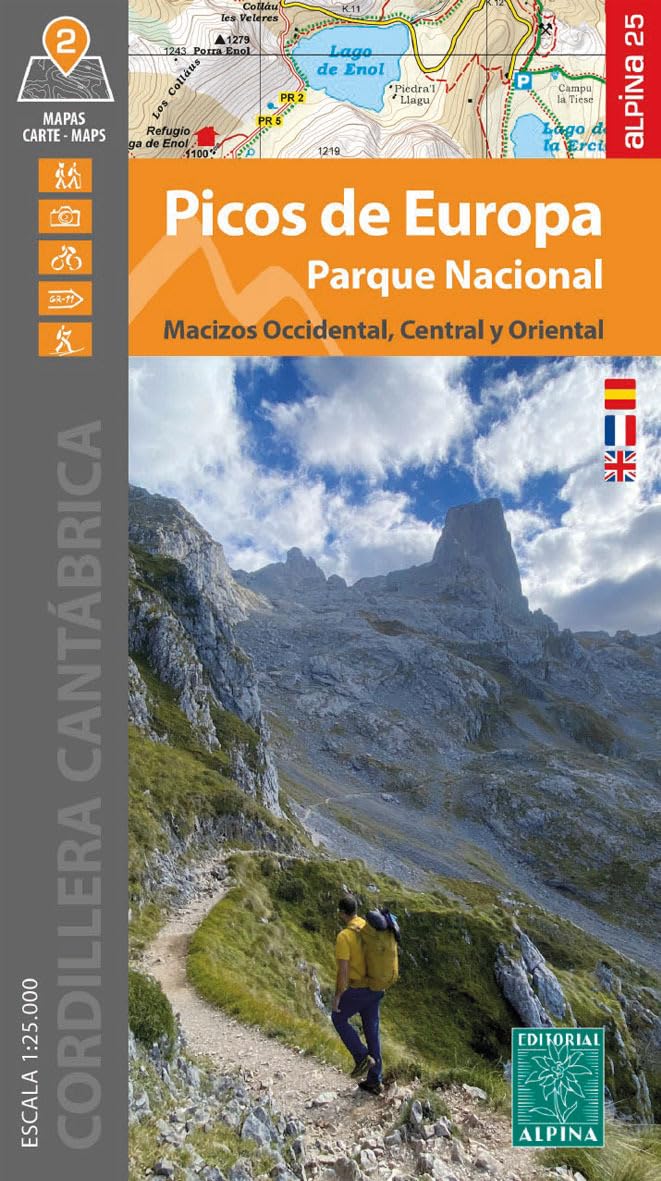 Picos de Europa PN - Macizo Occidental, Central y Oriental: 1:25000