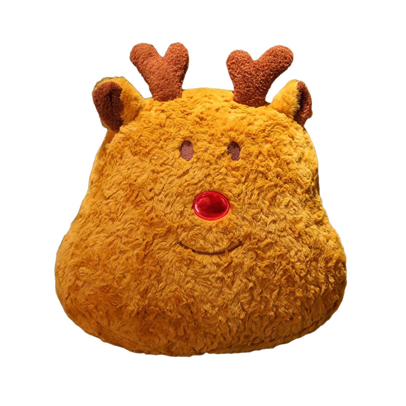 Msioytog Elk Chriatmas Hrow Pillow Colored Candy Cane, Snowman,Tree, Reindeer,Wreath Cushion For Home Decoration Throw Cushion Couch Pillow