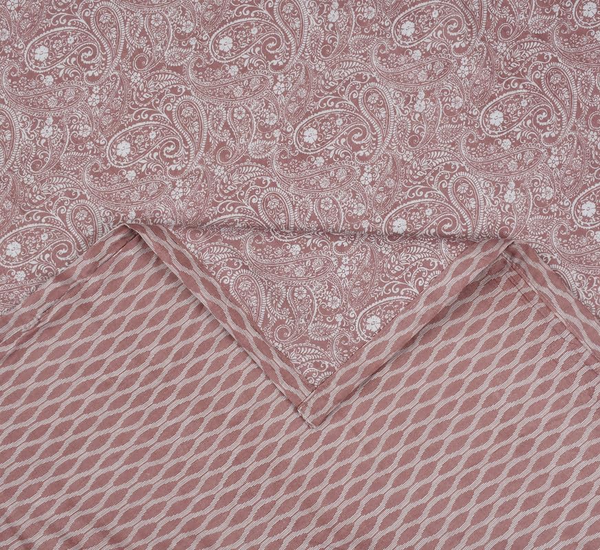 Image of Florida Diva Cotton Reversible Dohar Topsheet for Double Bed Made for All Season Blanket Throws with Floral Print