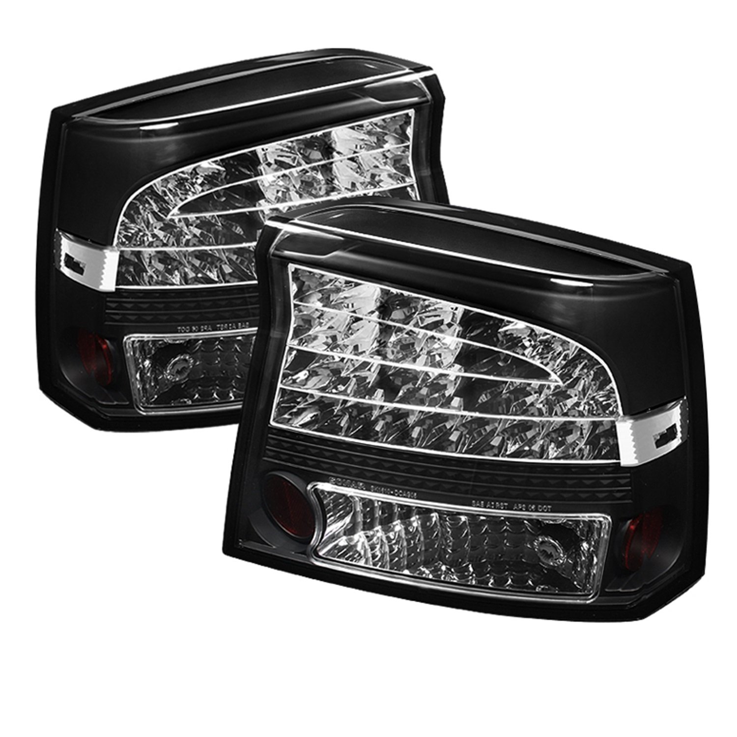 Spyder 5031662 Dodge Charger 09-10 LED Tail Lights - Signal-LED ; Parking-LED ; Reverse-921(Not Included) - Black