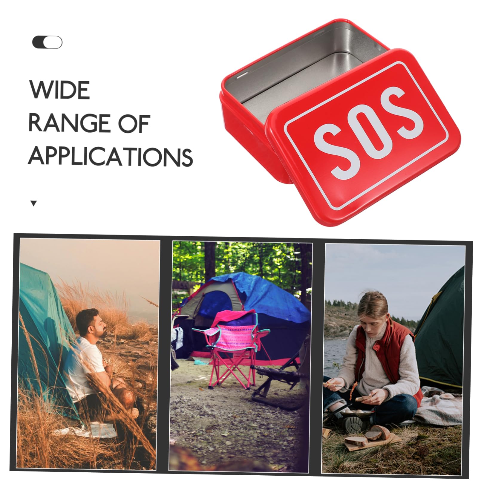 Abaodam 5 Ensembles en Milieu Rangement D'Équipement Kits De Survie Accessoires De Camping Équipement De Camping en Plein Air Organisateur 2 pièces * 5