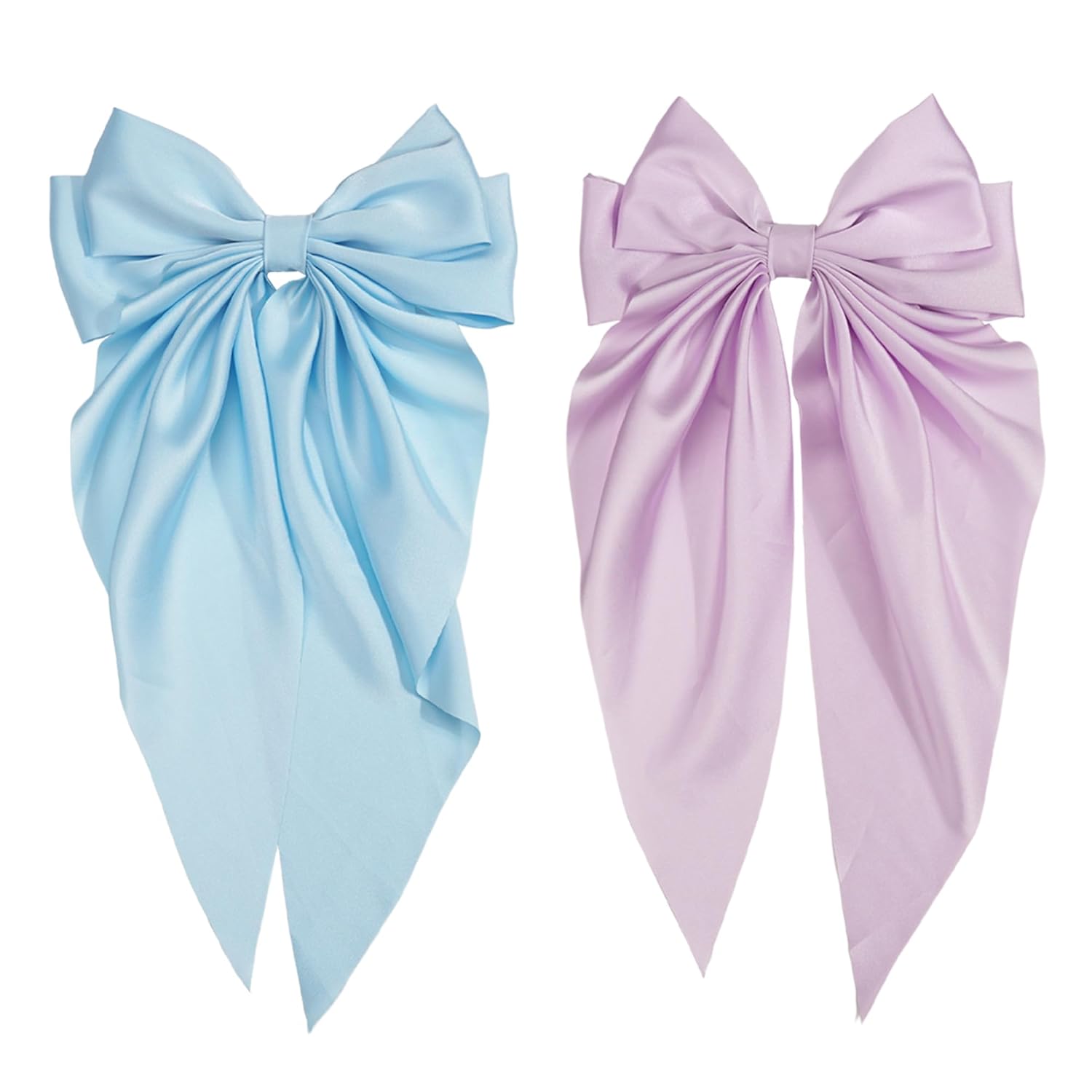 2Pcs Large Hair Bows