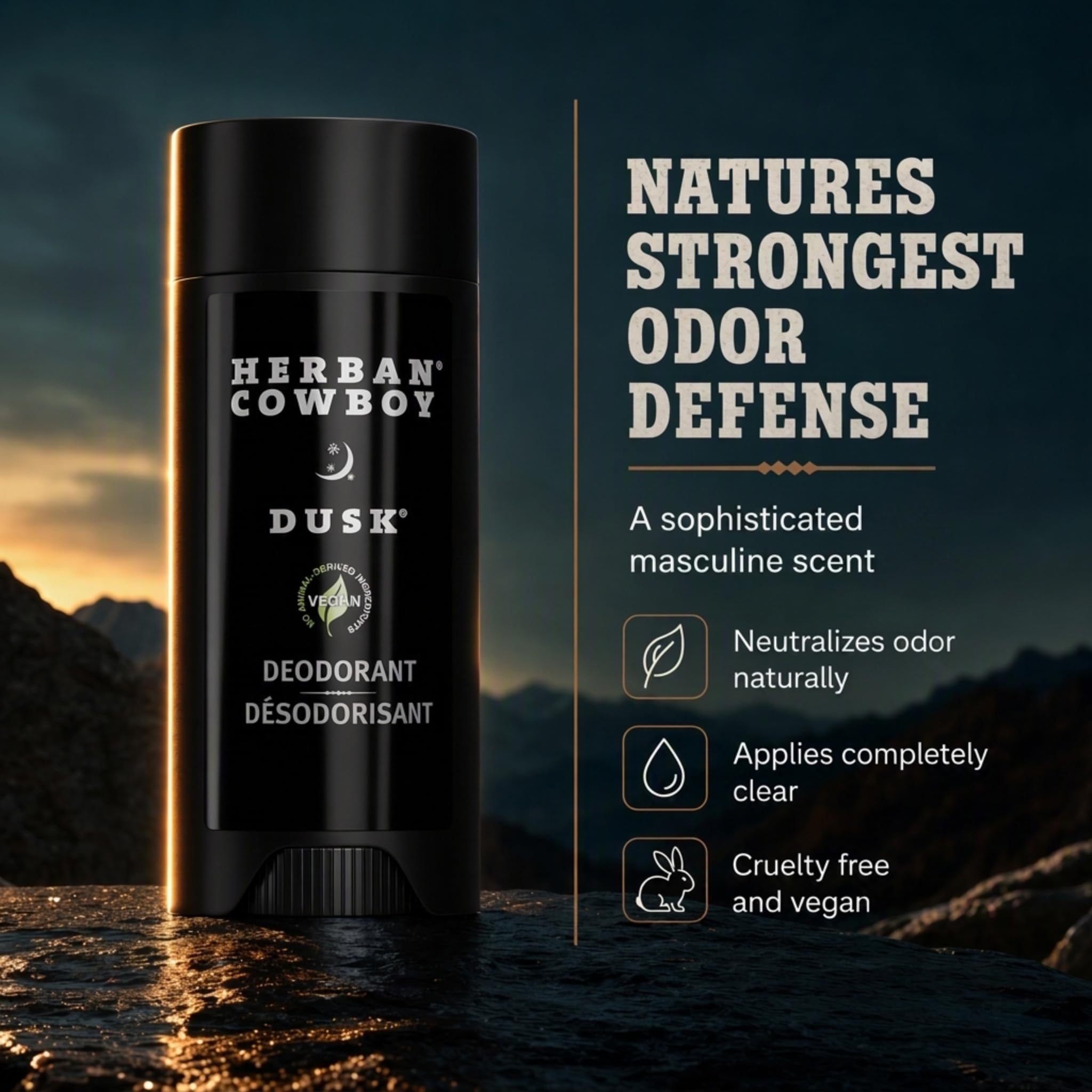 Herban cowboy DUSK deodorant 3-pack thumbnail 2