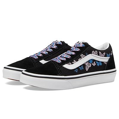 Vans Kids Old Skooltm (Little Kid) Kids Shoes Butterfly Kisses Black/Multi