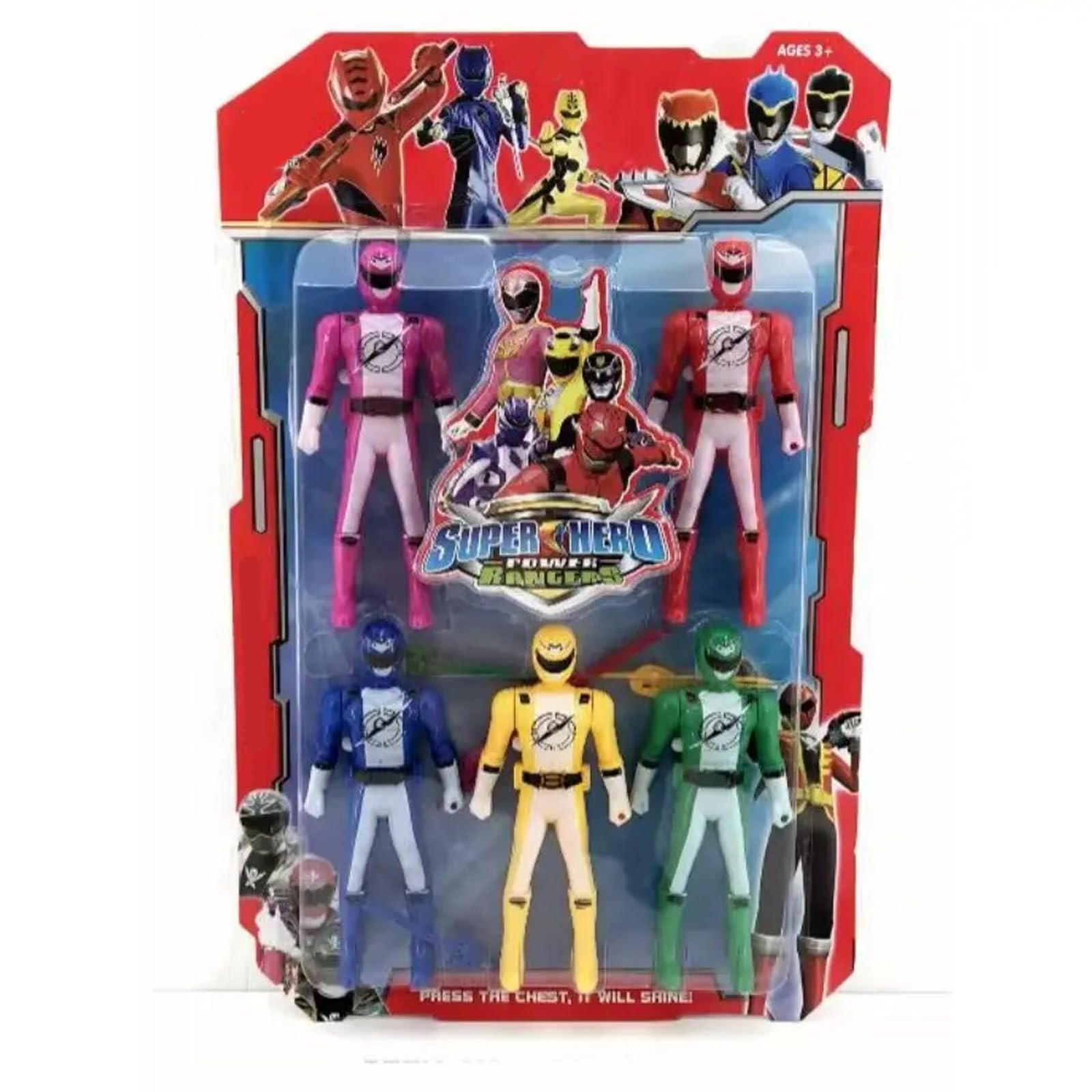 FAMBIZ Realistic Features, Vibrant Colours, Superhero Toy Game Set For Kids, Lightweight And Durable Construction, Hand-Eye Coordination, Compact And Portable, Eye Catching Design, Easy To Carry,