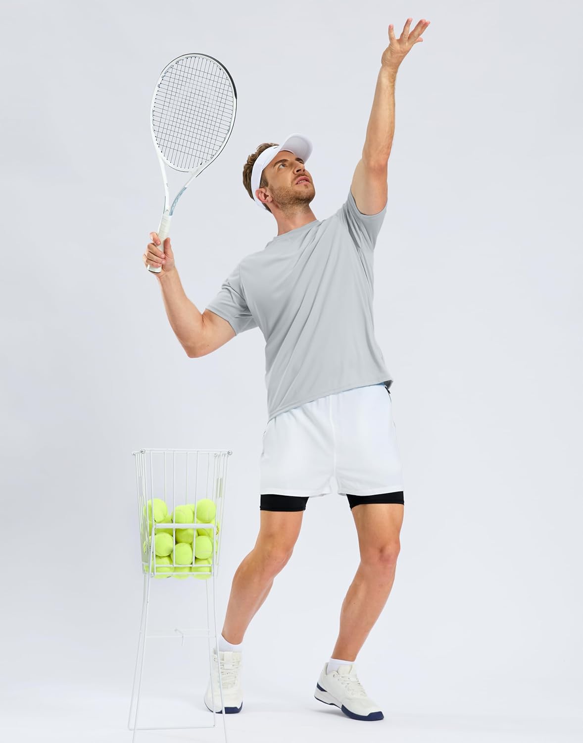 Pudolla Men's Workout Running T-Shirts Lightweight Quick Dry Athletic Gym Shirts for Men Short Sleeve Sport Tee Tops - Image 7