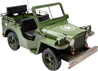 YCHTEWY-Iron Classic Car Model Collectible Vehicle Decoration, Metal Truck Christmas Decor ,Unique Blend of Vintage, Rustic, Farmhouse Truck Decor for Table Top Decor. (B)