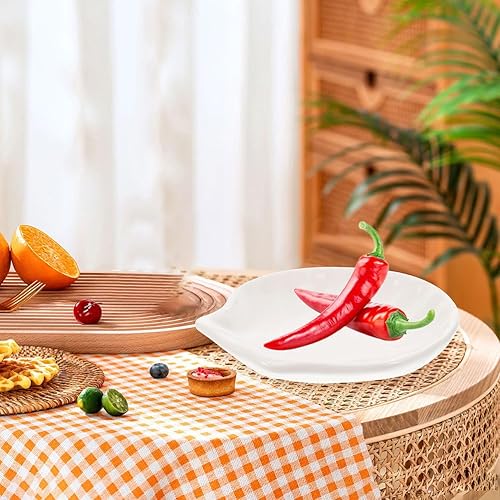 Miniatura 3 de BESPORTBLE Juego de 4 soportes para bolsas de té en forma de concha, posavasos de cerámica para bolsa de té usada, bonita bolsa de té, platillo,