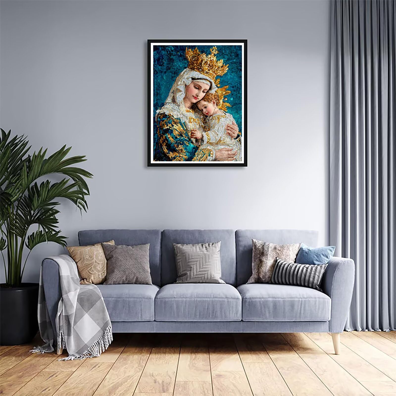 Malowanie po numerach dla dorosłych, DIY abstrakcyjne malowanie według numerów, łatwe majsterkowanie dla dorosłych kolorowy obraz olejny z pędzlami pigment akrylowy, obraz do dekoracji ścian domu 80 x
