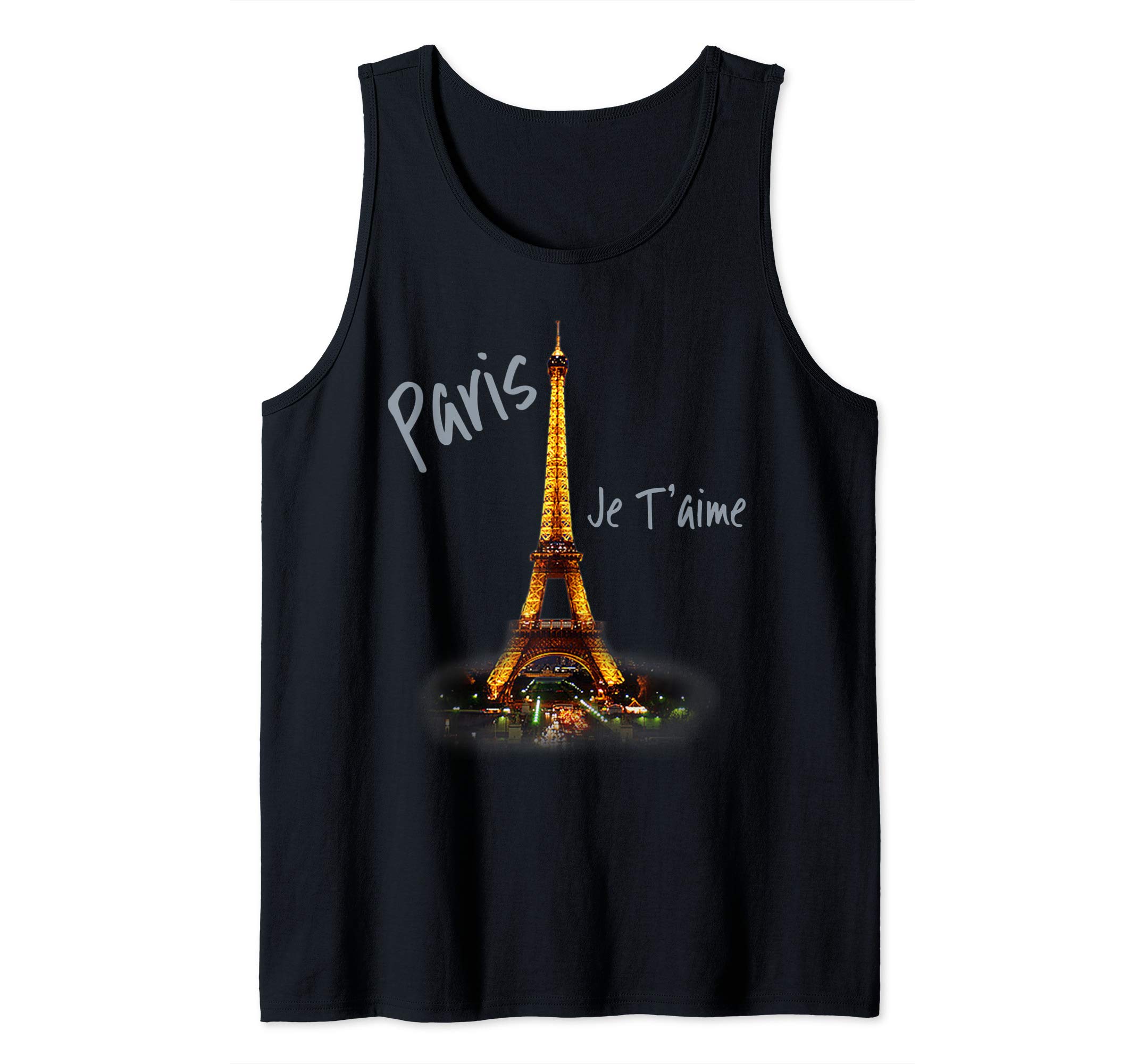 Eiffel Tower Paris Tee Vintage I Love Paris France city Tank Top