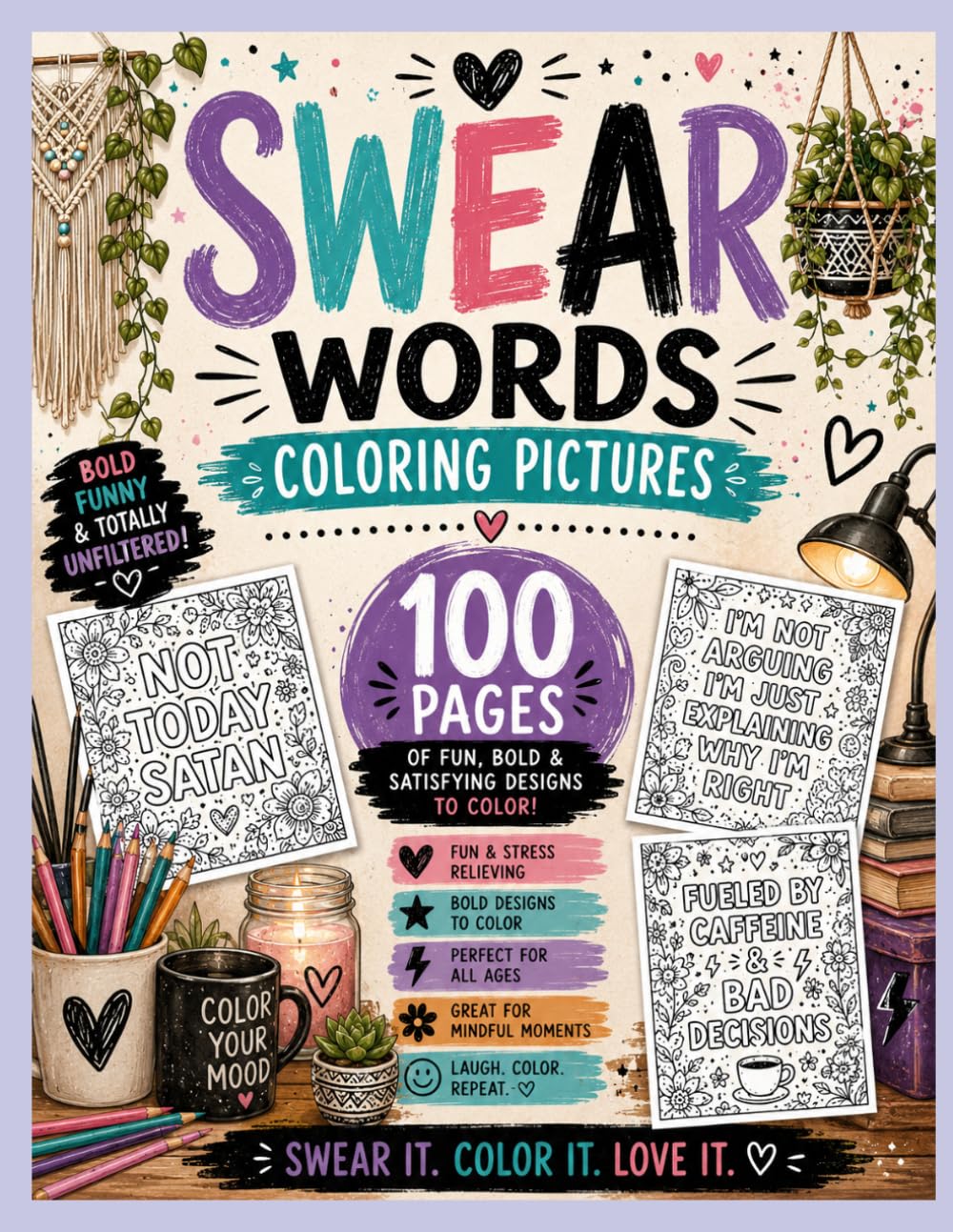 Swear Words Coloring Book