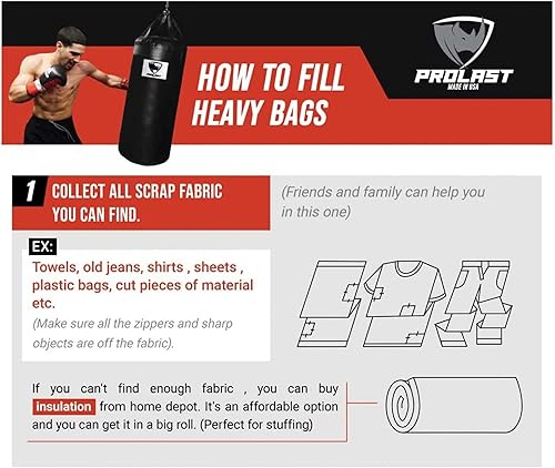 Miniatura 4 de Bolsa de boxeo PROLAST de 5ft para boxeo y patadas, ideal para boxeo, MMA, Muay Thai y Kickboxing para los mejores entrenamientos de fitness