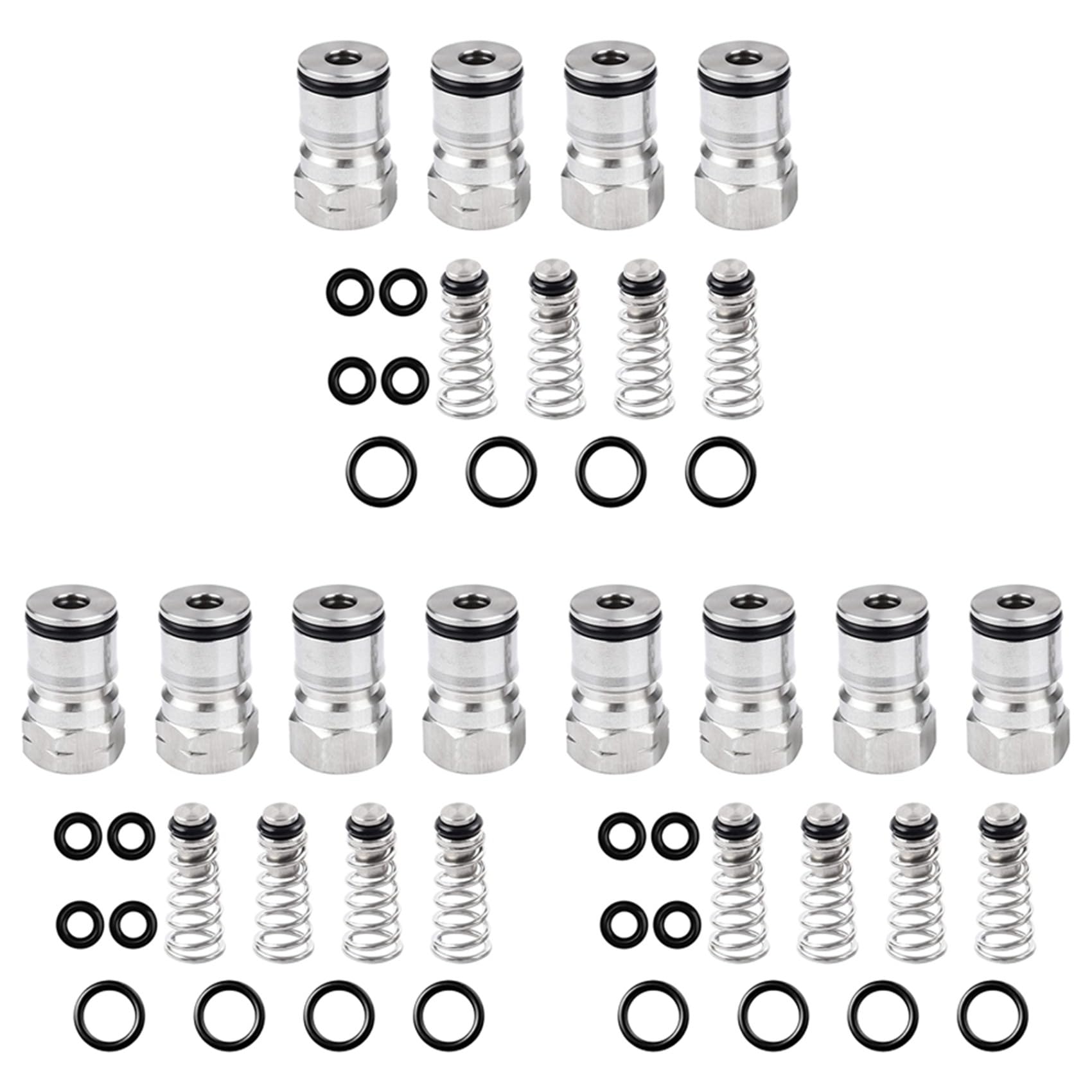 Hndhbfgrt 6 Pairs Cornelius Type Ball Lock Keg Posts,Stainless Steel Poppets and Springs,Poppet Female Thread Gas + Liquid