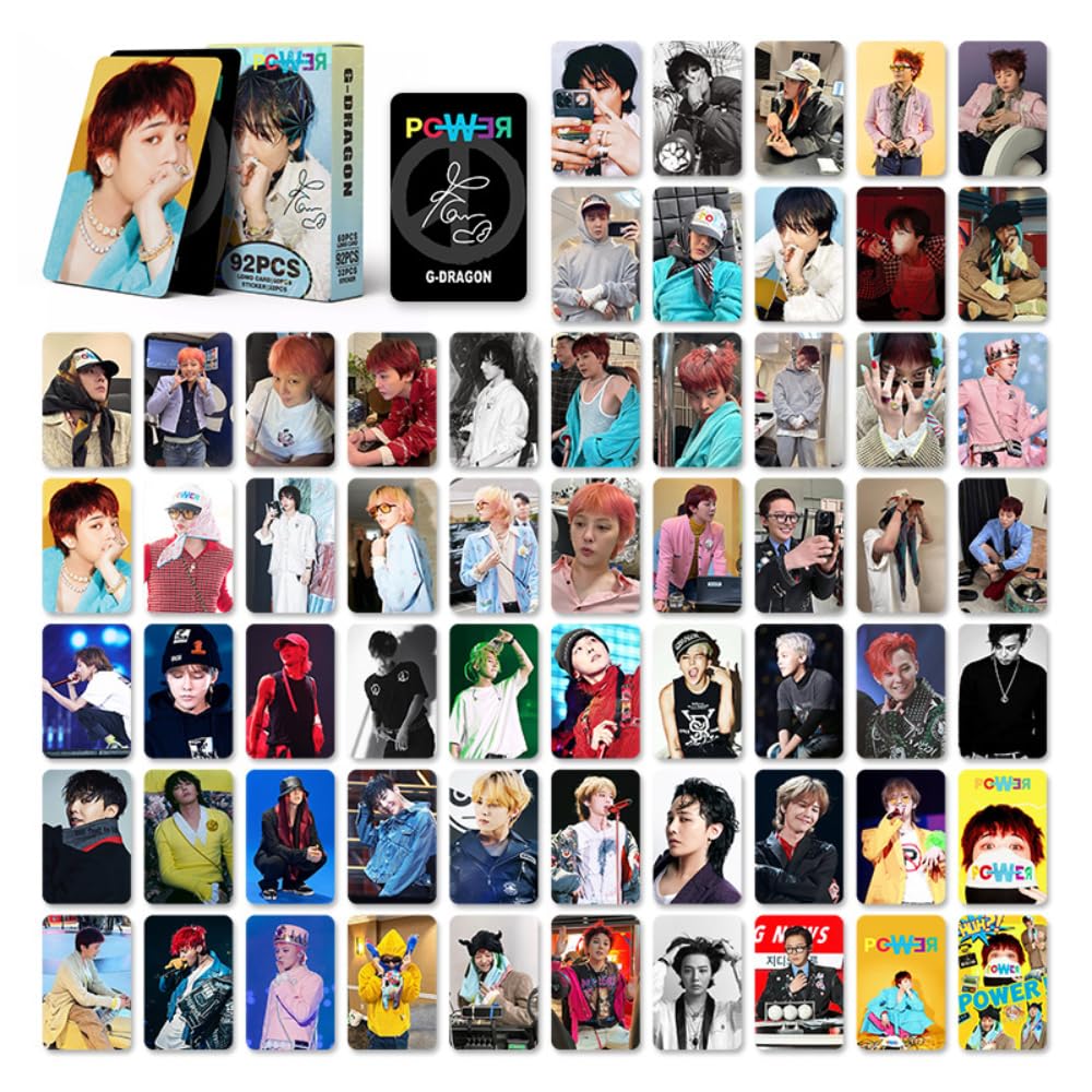 K-POP・アジア BIGBANG 1st 2nd LIVE PHOTO+ 2DVD + CARDS haianallo 92 PCS Kpop Bigbang G-Dragon Kwon Photo Cards 32 PCS