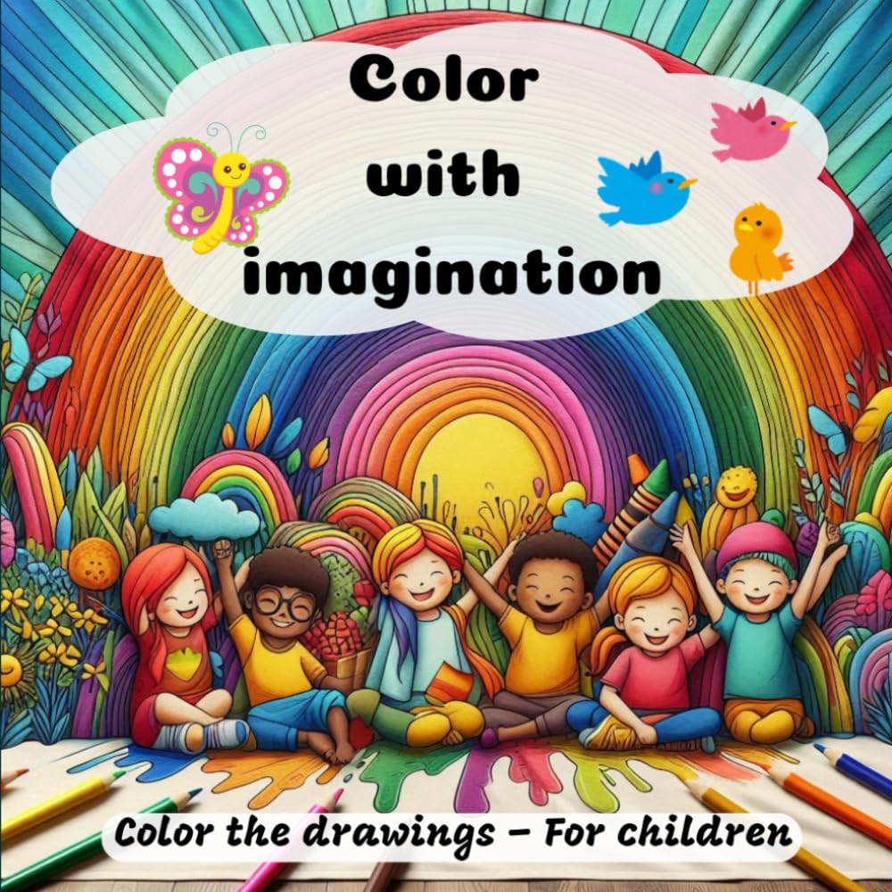 Color with imagination: Color the drawings – For children