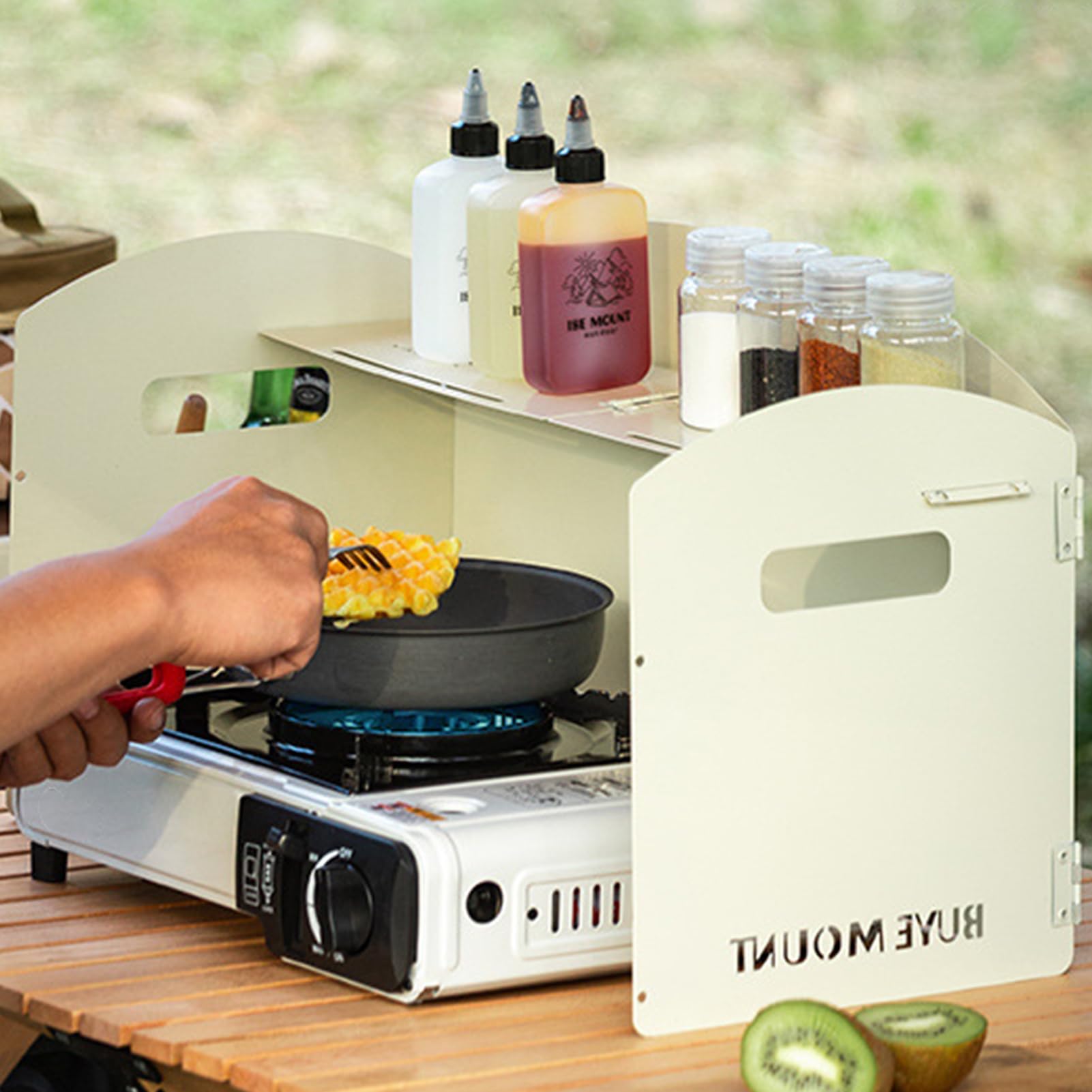 Osłona Przeciwwiatrowa Dla Kuchenki Turystycznej I Campingowej Składane I