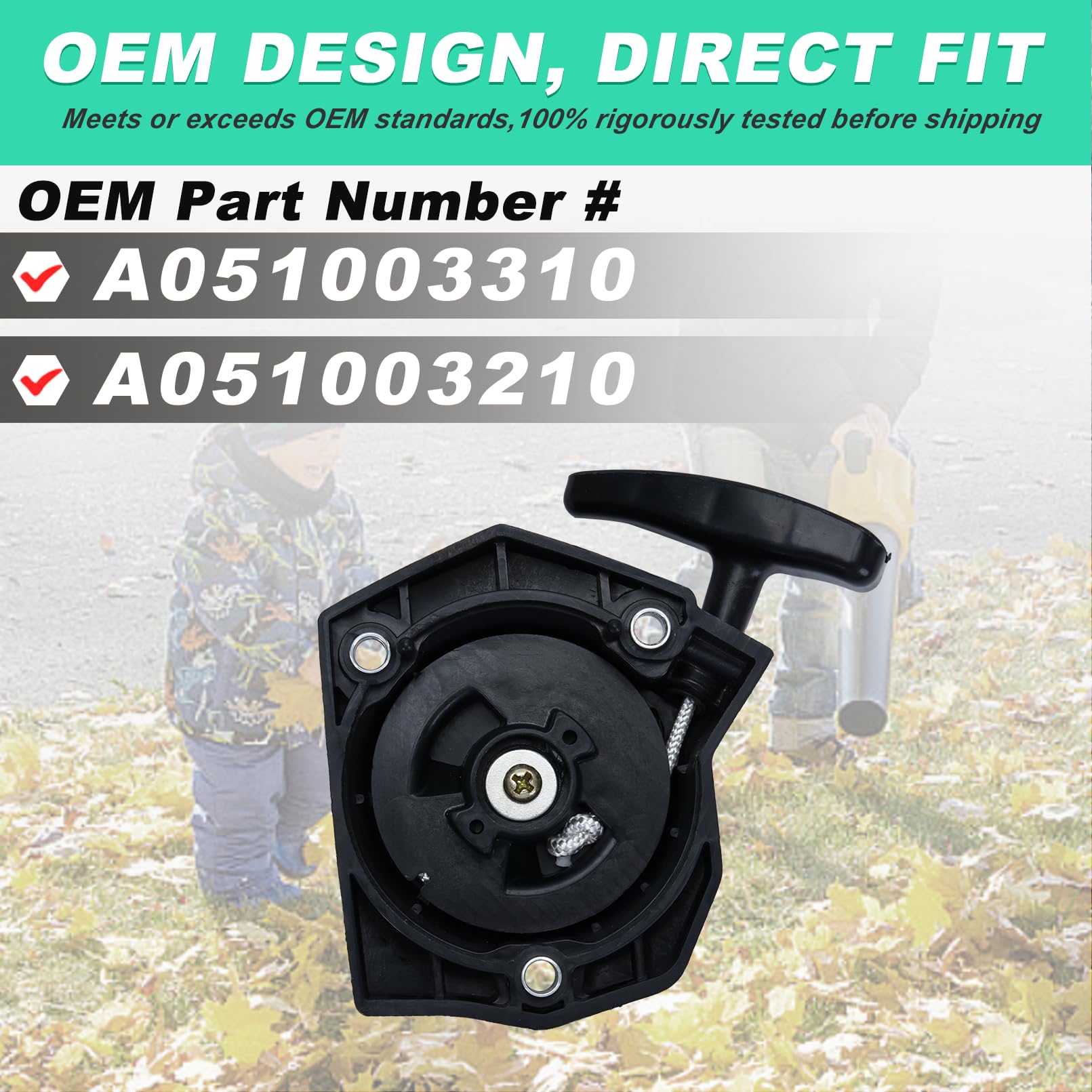 Adefol - Kit de arranque para Echo PB-2520 EB252 EB262 PB-2620 (repuesto A051003310)